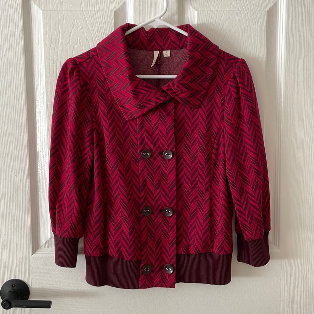 Nordstrom double breasted 3/4 sleeve jacket
